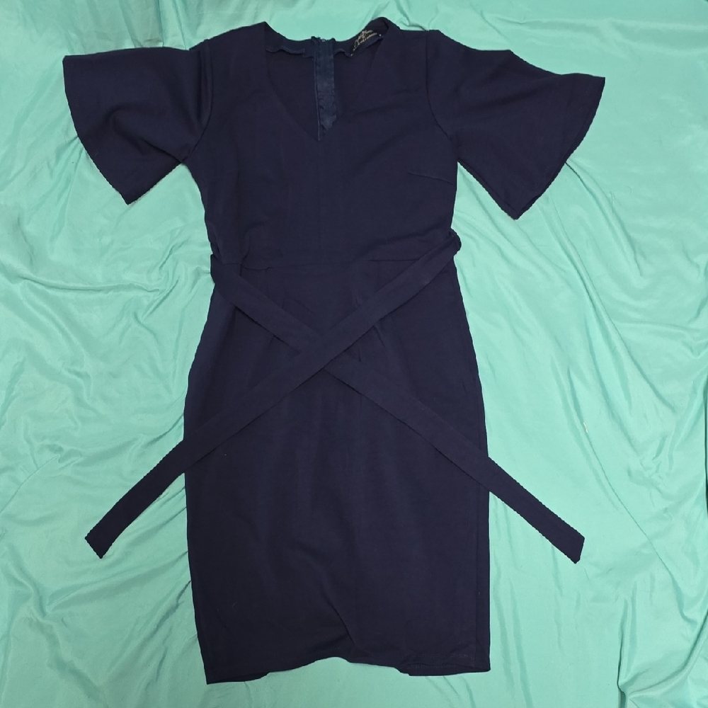 Elegant Navy Dress